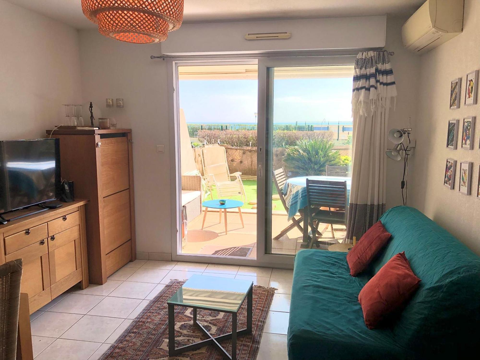 Le Jardin De La Plage - T2 - Terrasse Jardin 30M2 - Piscine - Clim- Wifi -Parking Canet-en-Roussillon Exterior photo